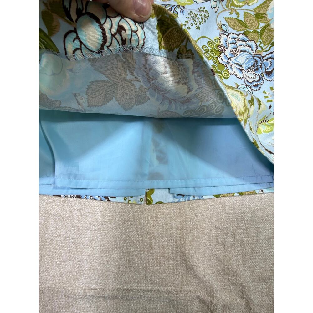 Talbots Women 14W Knee Length Preppy Vacation Workwear Cottagecore Skirt - Picture 8 of 10